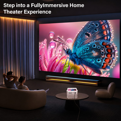 Proyector Smart Android 600 Ansi Ultra Hd Pantalla Táctil A53