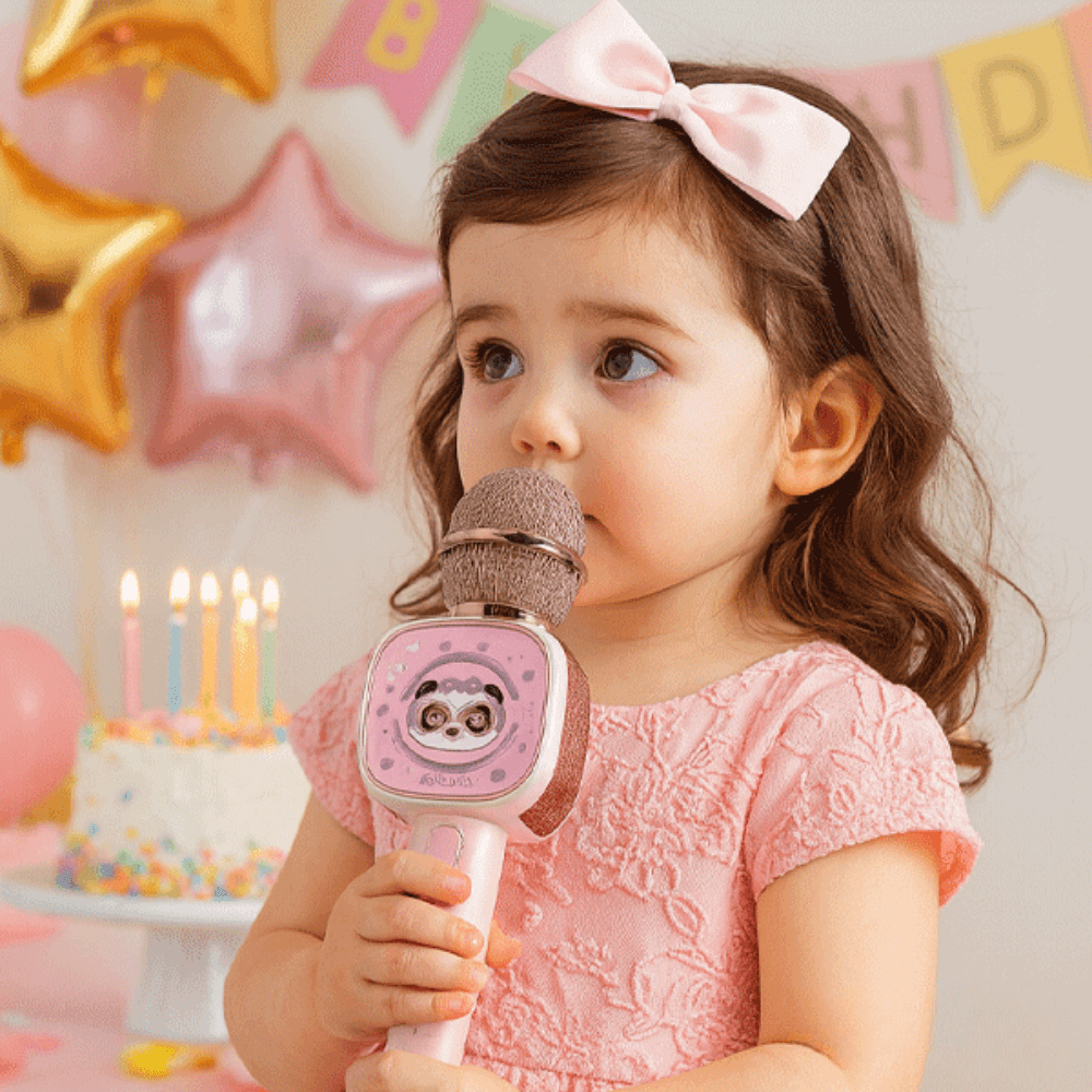 Micrófono Karaoke Inalámbrico Bluetooth Niños 3+ Portátil X7