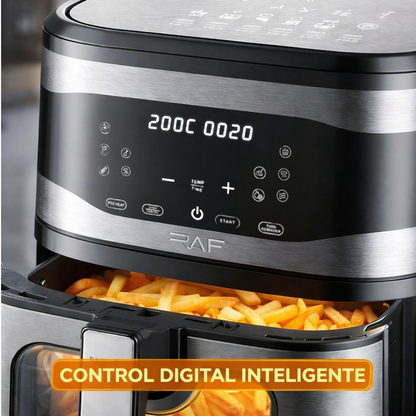 Freidora Sin Aceite RAF Air Fryer Digital Pantalla Táctil 8l