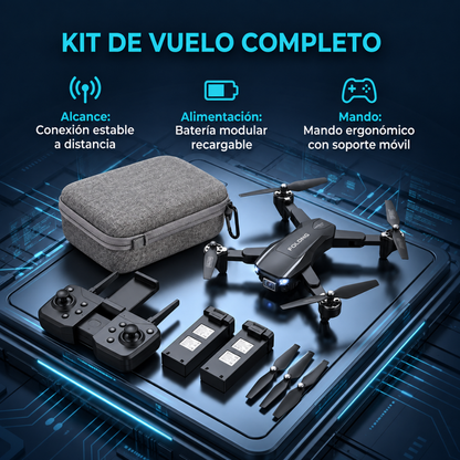 Drone GPS Camara 720P HD Wifi Motor Brushless Dual Batery S6