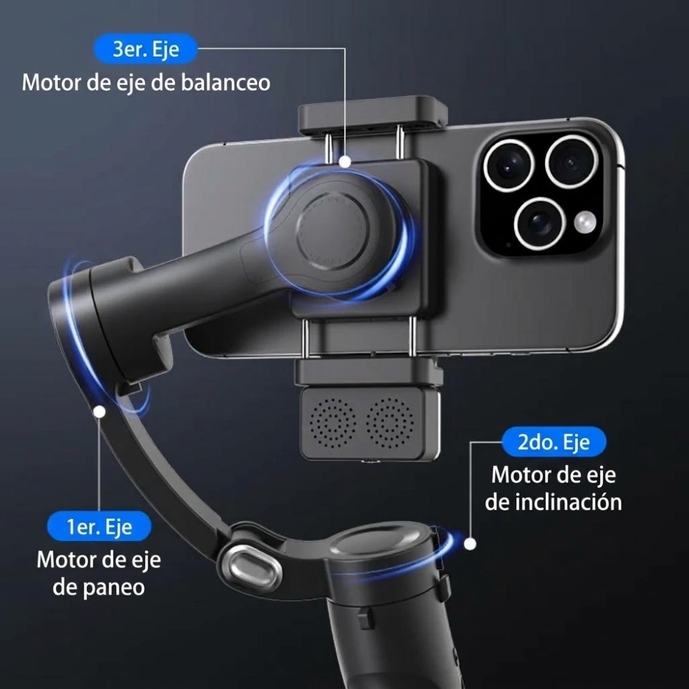 Estabilizador Gimbal Movil 3ejes Seguimiento Facial M3 Alpro