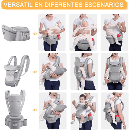 Canguro Portabebés Cargador De Bebe 3en1 Ergonómico 0-2 Años