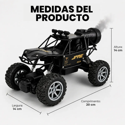 Carro A Control Remoto 4x4 Off Road Recargable Humo RC2096