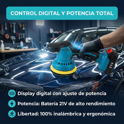 Polichadora Manual Inalámbrica Multifuncional Recargable 36V