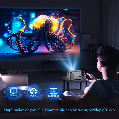 Proyector Smart Android 500Ansi Ultra Hd Wifi Auto Focus JY540
