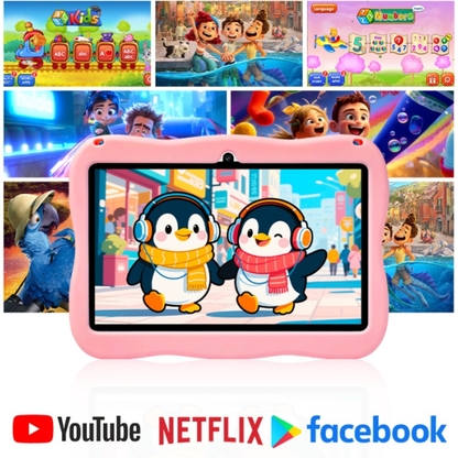 Tablet Educativa Para Niños Android Con Control Parental M26
