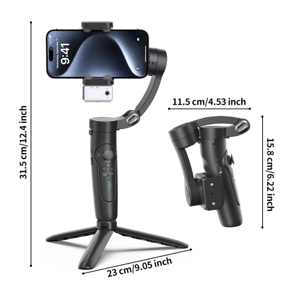 Estabilizador Gimbal Movil 3ejes Seguimiento Facial M3 Alpro