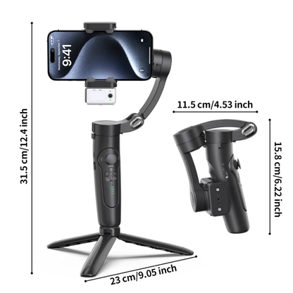Estabilizador Gimbal Movil 3ejes Seguimiento Facial M3 Alpro