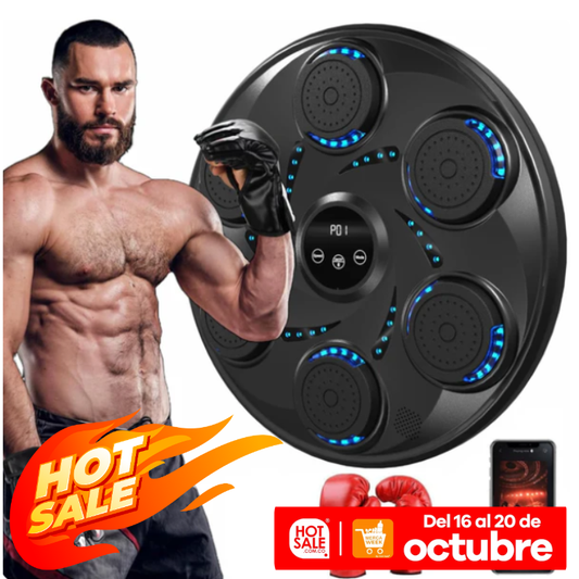 Entrenador De Boxeo Inteligente Bluetooth 49cm Grande 9 Modo