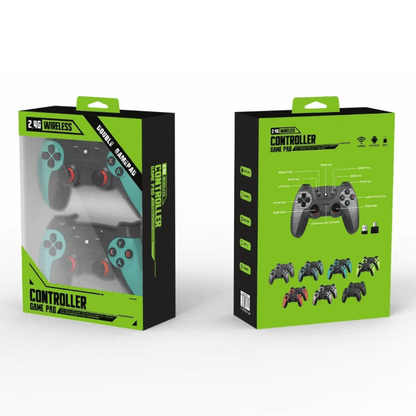 Kit 2 Controles Inalámbricos Para Pc Game Stick Box Gamepad