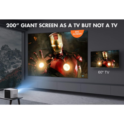 Proyector 1080p Fhd VIZONY 800 Ansi Wifi 5g Bt Auto Enfoque