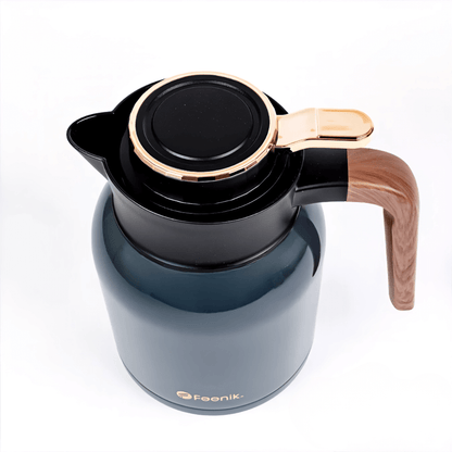 Termo Térmico Feenik 2.0l Bebidas Calientes Frías Acero Inoxidable