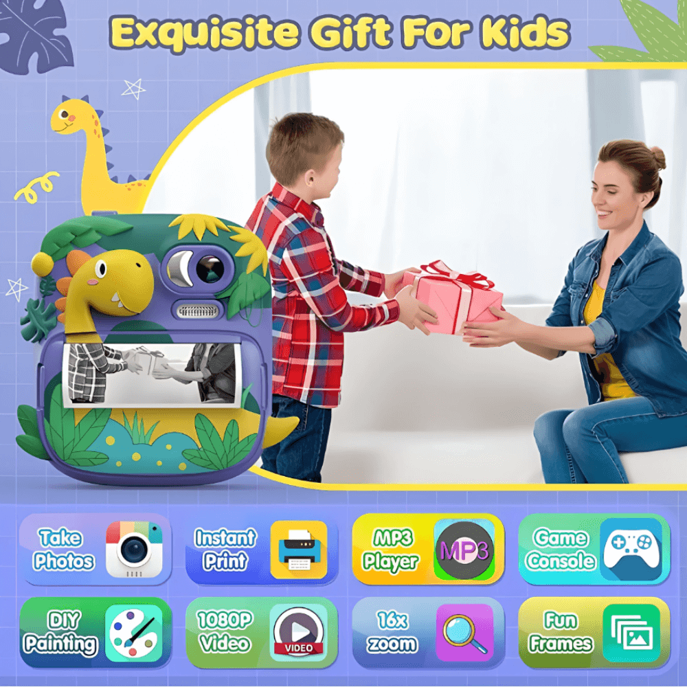 Cámara Fotográfica Instantánea Para Niños Digital Térmica