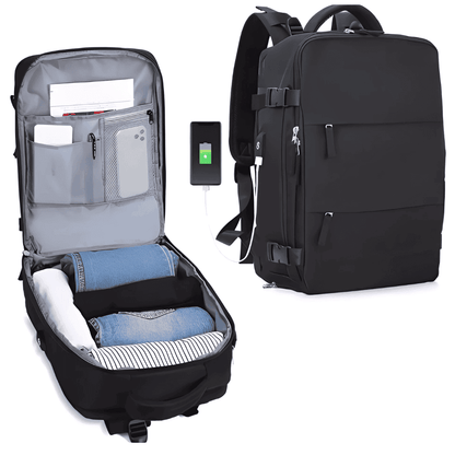 Morral De Mano Para Cabina De Viaje + Organizador Ropa 7 Set