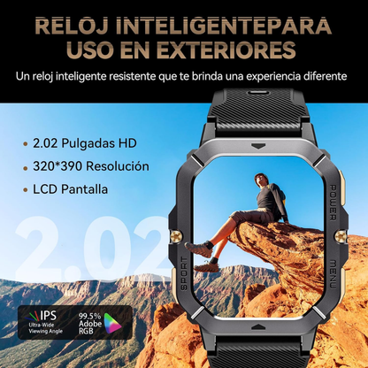 Cubot C28 Smartwatch Reloj Hombre Sumergible Pantalla 2.0 Hd