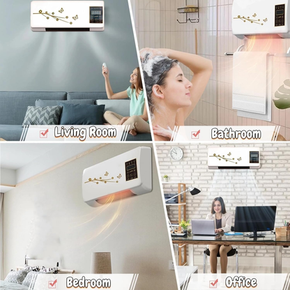 Aire Acondicionado Portátil De Pared Frio Y Calor 110v 1800w