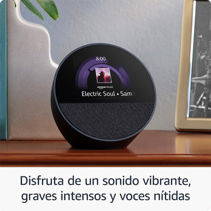 Amazon Alexa Echo Spot Parlante Y Pantalla Reloj Despertador