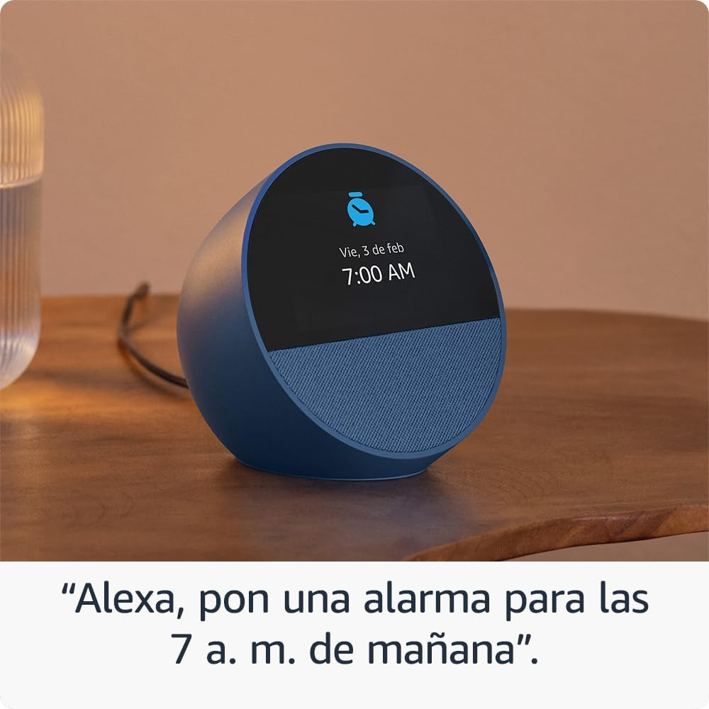 Amazon Alexa Echo Spot Parlante Y Pantalla Reloj Despertador