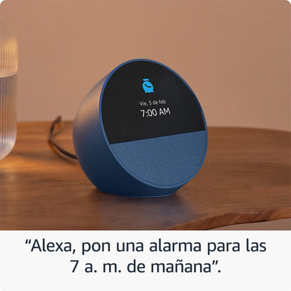 Amazon Alexa Echo Spot Parlante Y Pantalla Reloj Despertador