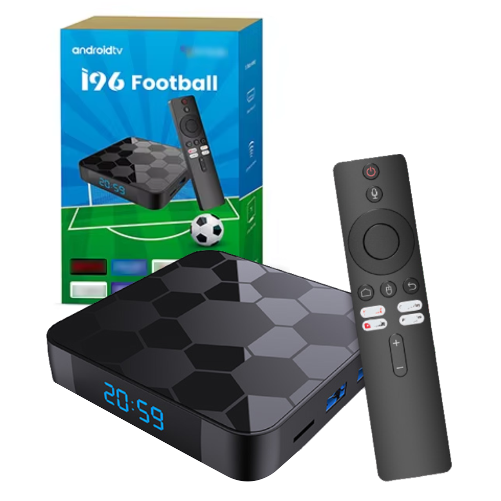 TV BOX Android 4K i96 Football Wifi6 Bluetooth 2GB + 16GB