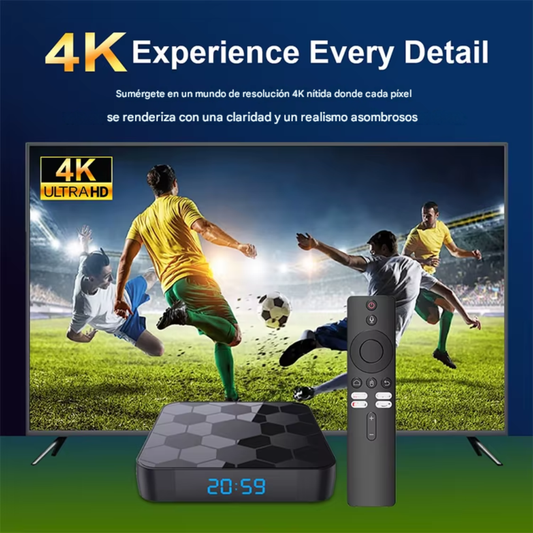 TV BOX Android 4K i96 Football Wifi6 Bluetooth 2GB + 16GB