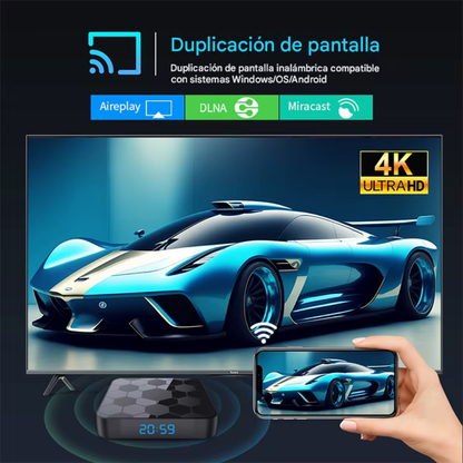 TV BOX Android 4K i96 Football Wifi6 Bluetooth 2GB + 16GB