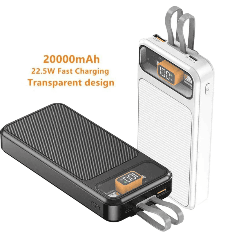 Power Bank 20.000 Mah 22.5w Carga Rapida Cable Tipoc iPhone