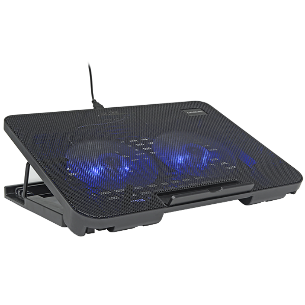 Base Refrigerante Laptop Doble Ventilador Luz Led 2 Usb Q100
