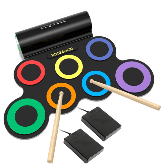 Batería Electrónica Tambor Eléctrico Portátil Flexible G3001