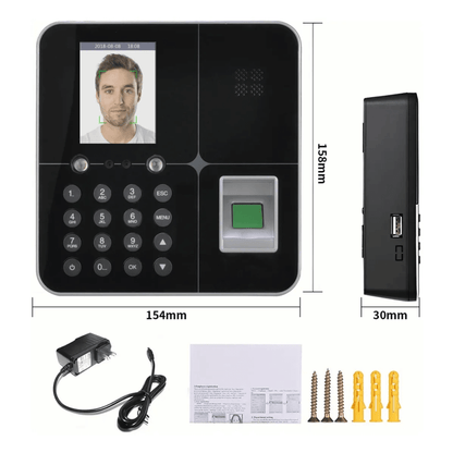 Biometrico Smart Reloj Control Asistencia Huellas Facial Usb