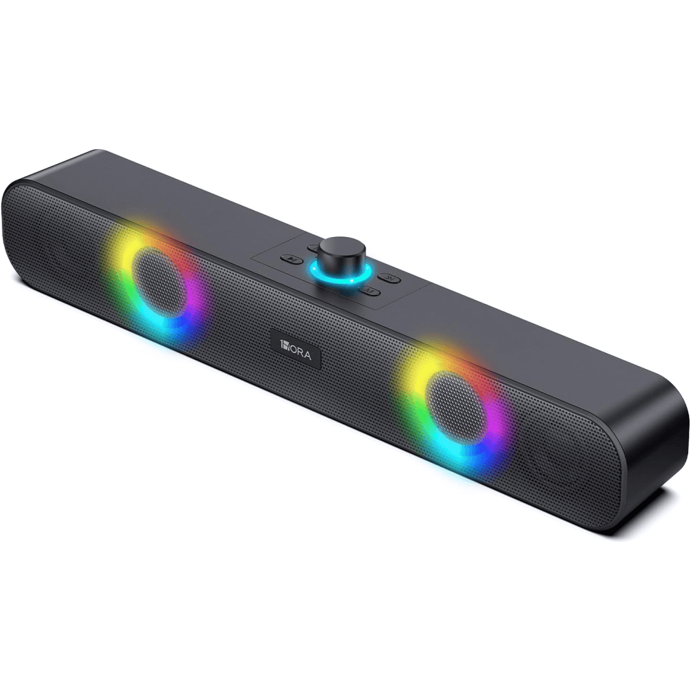 1Hora Bocina Inalambrica Barra De Sonido RGB BT USB BOC241