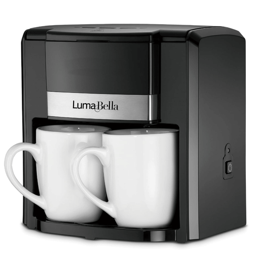 Cafetera Electrica 2 Tazas Porcelana 300ml Maquina Café 500w