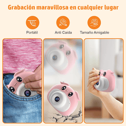 Cámara De Niños Lcd Digital Foto Y Video Hd 1080p Cerdito