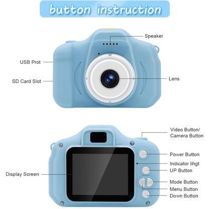 Cámara para Niños digital fotografía Infantil 1080P Juguete AR-5