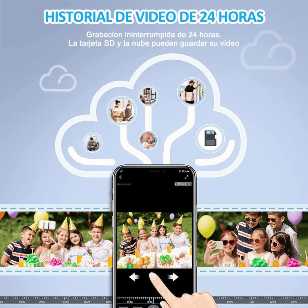Cámara Seguridad Wifi Exterior 3mp 1080p Tipo Bala Alexa Q22