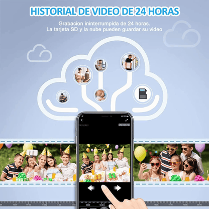 Cámara Seguridad Wifi Exterior 3mp 1080p Tipo Bala Alexa Q22