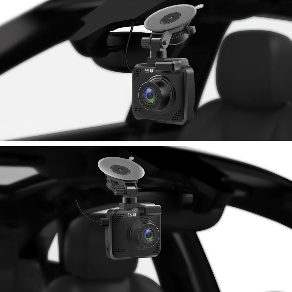 Cámara Carro Dash Cam 2k Gps Visión Nocturna + Cam Reversa
