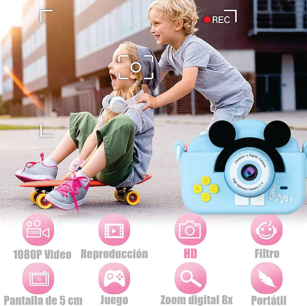 Camara Digital Infantil Niños Kids Full Hd 1080p Antigolpes