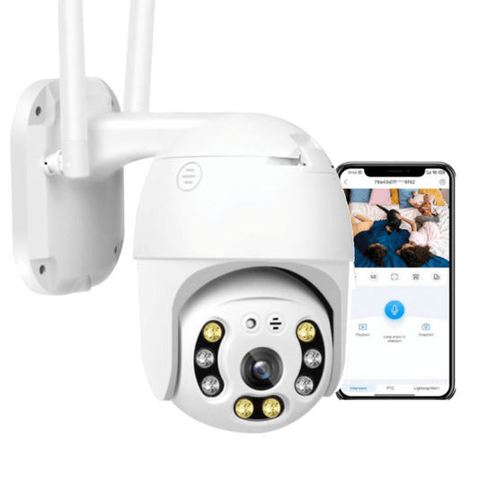 Camara Ip De Seguridad Exterior 1080 Domo 360 Ptz Land Wifi