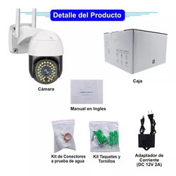 Cámara Seguridad Exterior Domo Ptz Wifi 1080p Infrarroja Q80