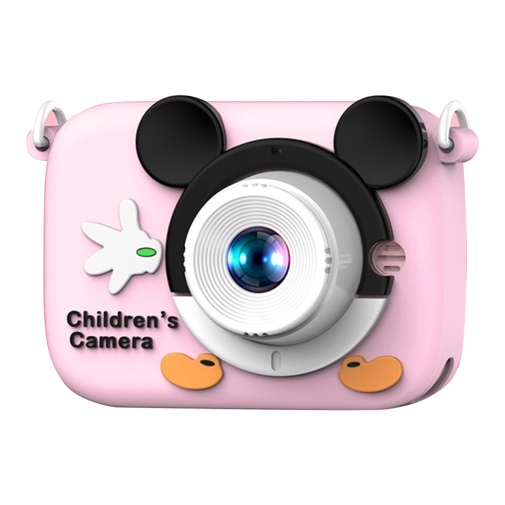 Cámara Digital De Niños Dual Lente Selfie 20mpx 1080p Mickey