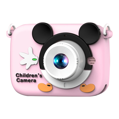 Cámara Digital De Niños Dual Lente Selfie 20mpx 1080p Mickey