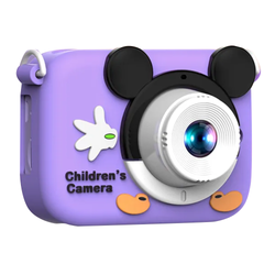 Cámara Digital De Niños Dual Lente Selfie 20mpx 1080p Mickey