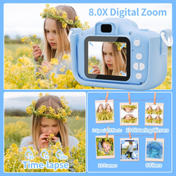 Cámara Digital Para Niños Lcd Foto 20mpx Video 1080p Monster