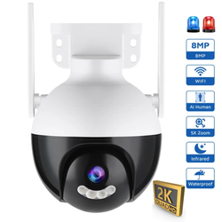 Cámara De Seguridad Exterior Domo Full Hd 2k Ptz 360inch C11