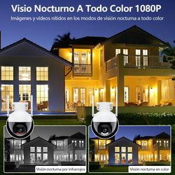 Cámara De Seguridad Exterior Domo Full Hd 2k Ptz 360inch C11