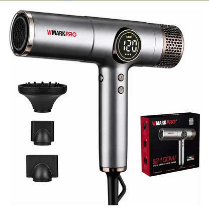 Secador De Pelo Profesional Wmark Pro 2100w Led Ng-9117