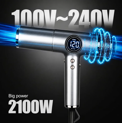 Secador De Pelo Profesional Wmark Pro 2100w Led Ng-9117
