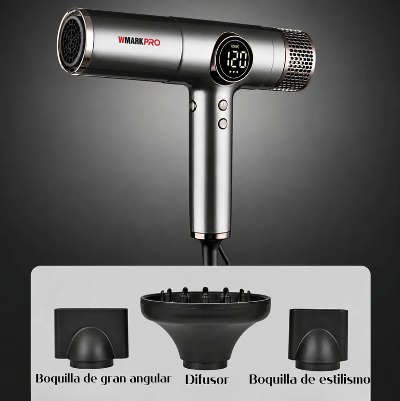 Secador De Pelo Profesional Wmark Pro 2100w Led Ng-9117