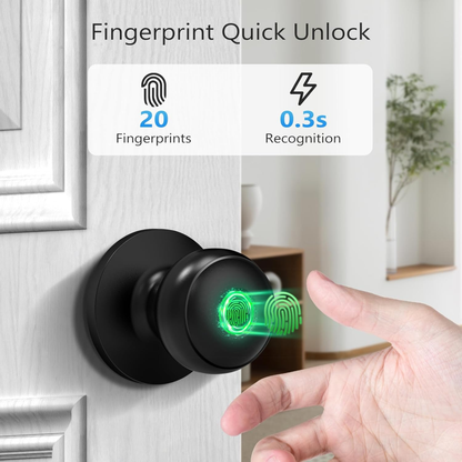 Cerradura Inteligente Interiores Chapa Huella App Tuya Smart